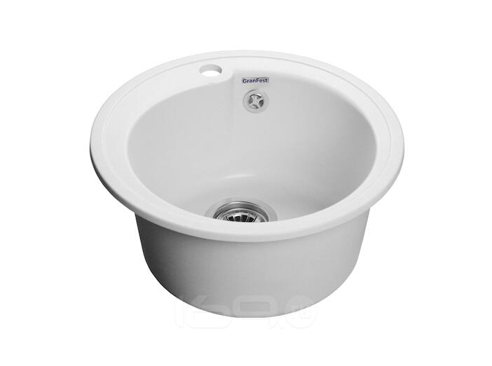 Мойка мрамор RONDO GF-R--450  D=450 мм иней