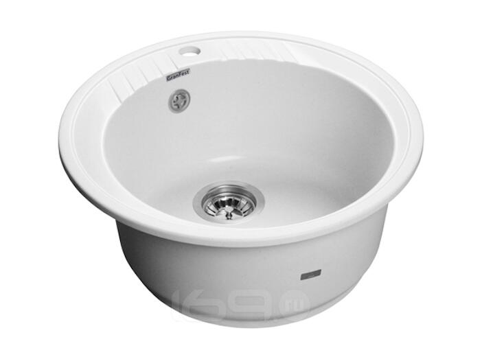 Мойка мрамор RONDO GF-R--520   D=520 мм иней