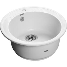Мойка мрамор RONDO GF-R--520   D=520 мм иней