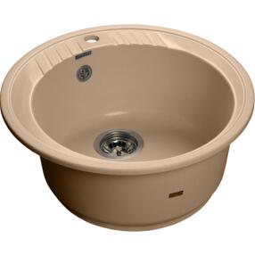Мойка мрамор RONDO GF-R--520   D=520 мм топаз
