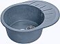 Мойка мрамор RONDO GF-R--580L чаша с крылом 580*450мм графит