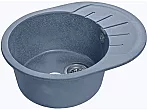 Мойка мрамор RONDO GF-R--580L чаша с крылом 580*450мм графит