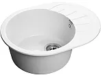 Мойка мрамор RONDO GF-R--580L чаша с крылом 580*450мм иней