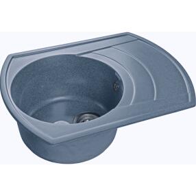 Мойка мрамор RONDO GF-R-650L графит