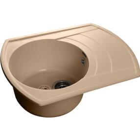 Мойка мрамор RONDO GF-R-650L топаз