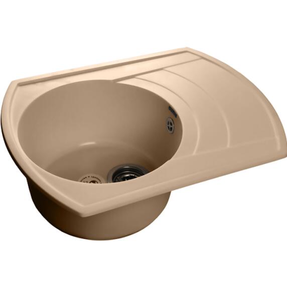 Мойка мрамор RONDO GF-R-650L топаз