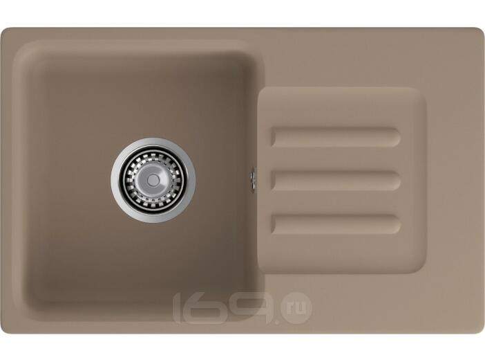 Мойка мрамор SMART GF-SM-680L чаша с крылом  681*433мм песочный
