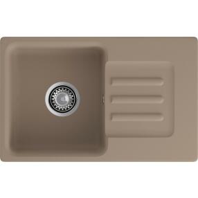 Мойка мрамор SMART GF-SM-680L чаша с крылом  681*433мм песочный