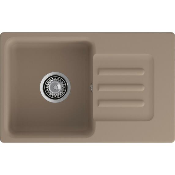 Мойка мрамор SMART GF-SM-680L чаша с крылом  681*433мм песочный