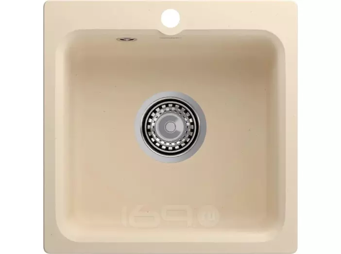 Мойка мрамор Smart GF-SM430    1-чаш. 430*430мм  бежевый