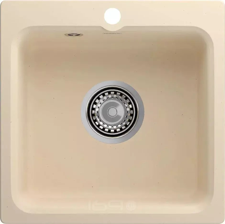 Мойка мрамор Smart GF-SM430 1-чаш. 430*430мм бежевый