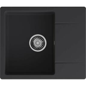 Мойка GRANFEST URBAN 258L 1 чаша с крылом 340*430 черный