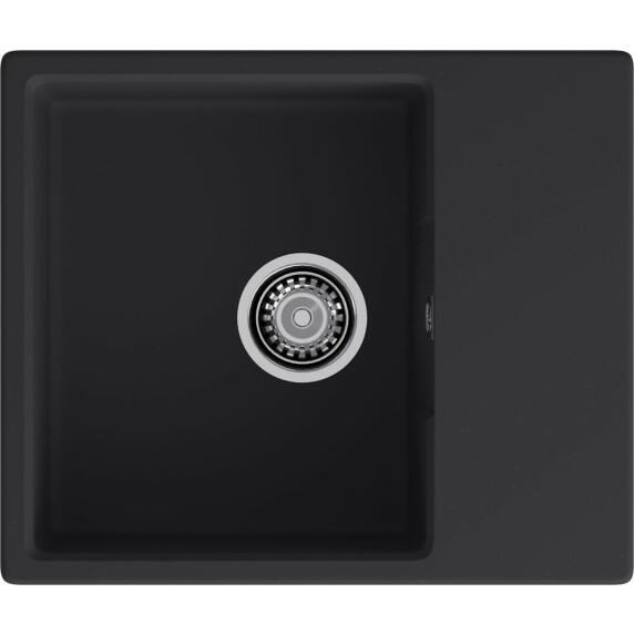 Мойка GRANFEST URBAN 658L чаша с крылом 580*490мм черный