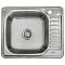 Мойка врезная 584818/0,8 1Ч1К Глянец 580*480 Левая