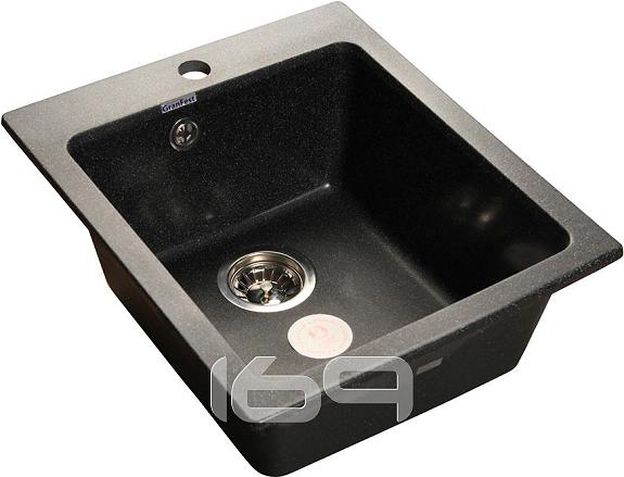 Мойка мрамор PRACTIK GF-P-505 1-чаш. 505*430мм черный купить недорого ...