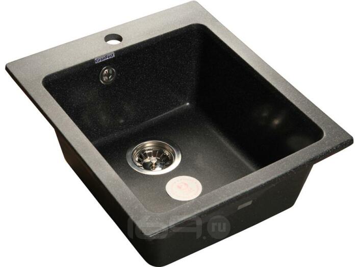 Мойка мрамор PRACTIK  GF-P-505  1-чаш. 505*430мм  черный