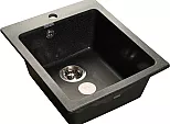 Мойка мрамор PRACTIK GF-P-505 1-чаш. 505*430мм черный