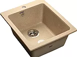 Мойка мрамор PRACTIK GF-P--505 1-чаш. 505*430мм песок