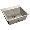 Мойка мрамор QUADRO GF-Q--560 1-чаш. 560*500мм серый