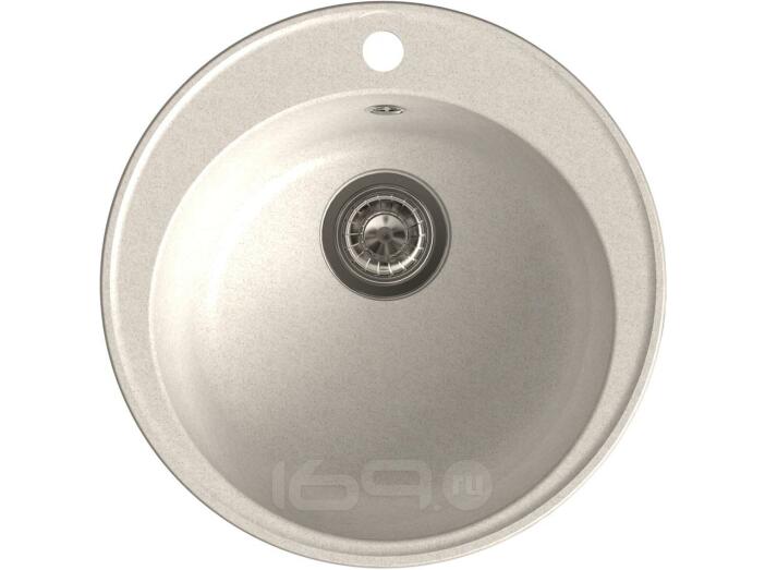 QUARZ (ECO-08) Мойка  чаша D=480мм  (белый)