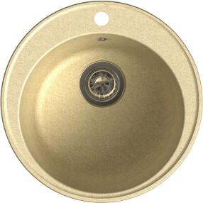 QUARZ (ECO-08) Мойка  чаша D=480мм  (бежевый)