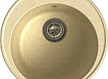 QUARZ (ECO-08) Мойка чаша D=480мм (бежевый)