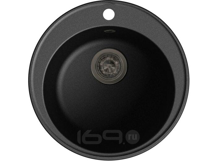 QUARZ (ECO-08) Мойка  чаша D=480мм   (черный)