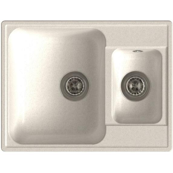 QUARZ (ECO-09) Мойка  1.5-чаш. 620*480  (белый)