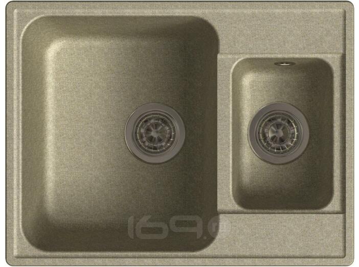 QUARZ (ECO-09) Мойка  1.5-чаш. 620*480  (песок)