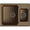 QUARZ (ECO-09) Мойка 1.5-чаш. 620*480 (терракот) QUARZ (ECO-09) Мойка 1.5-чаш. 620*480 (терракот)