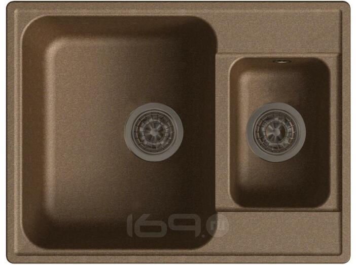 QUARZ (ECO-09) Мойка  1.5-чаш. 620*480  (терракот) 