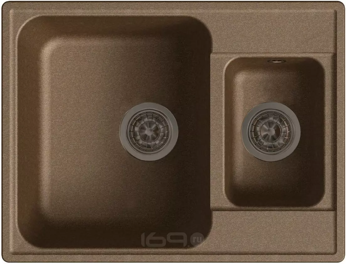 QUARZ (ECO-09) Мойка 1.5-чаш. 620*480 (терракот)