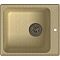 QUARZ (ECO-17) Мойка  1-чаш.  420*480 (бежевый)  QUARZ (ECO-17) Мойка  1-чаш.  420*480 (бежевый)