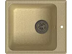 QUARZ (ECO-17) Мойка 1-чаш. 420*480 (бежевый)