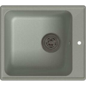 QUARZ (ECO-17) Мойка  1-чаш.  420*480  (серый)