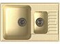 QUARZ (ECO-21К) Мойка 1.5-чаш+кр. 740*480 (бежевый)