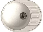 QUARZ (ECO-58) Мойка чаша+кр 620*480 (белый)