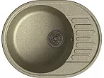 QUARZ (ECO-58) Мойка чаша+кр 620*480 (песок)