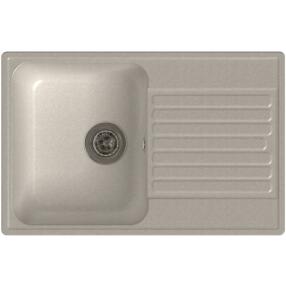 QUARZ (ECO-78) Мойка  чаша+кр 740*480 (белый)
