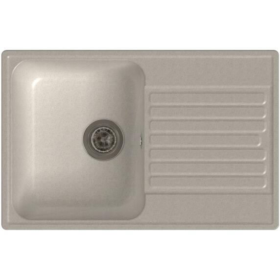QUARZ (ECO-78) Мойка  чаша+кр 740*480 (белый)