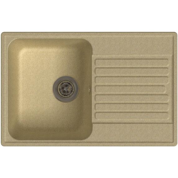 QUARZ (ECO-78) Мойка  чаша+кр 740*480 (бежевый)