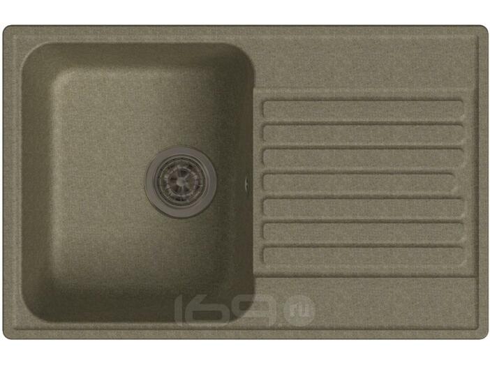 QUARZ (ECO-78) Мойка  чаша+кр 740*480 (песок)