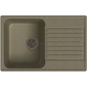 QUARZ (ECO-78) Мойка  чаша+кр 740*480 (песок)