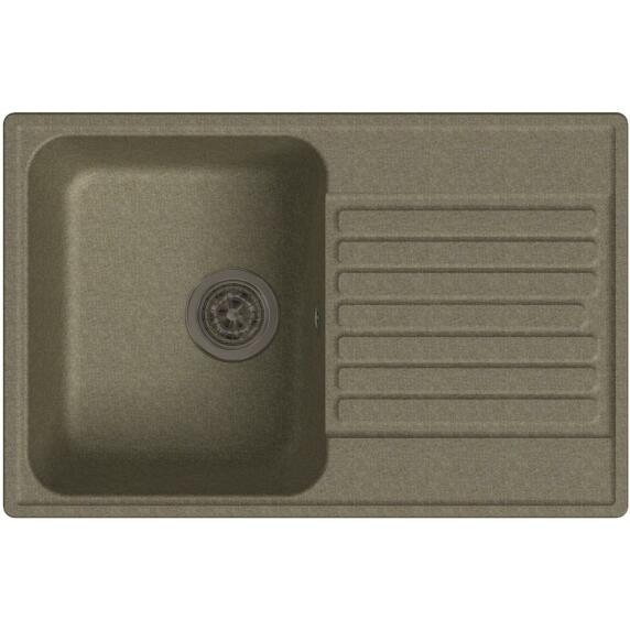 QUARZ (ECO-78) Мойка  чаша+кр 740*480 (песок)