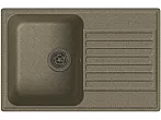 QUARZ (ECO-78) Мойка чаша+кр 740*480 (песок)