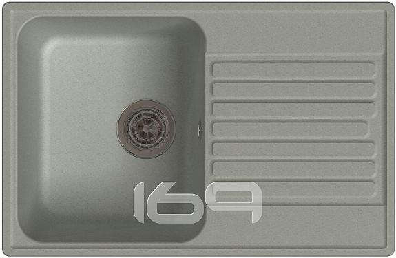 QUARZ (ECO-78) Мойка чаша+кр 740*480 (серый) купить недорого по цене от ...