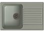 QUARZ (ECO-78) Мойка чаша+кр 740*480 (серый)
