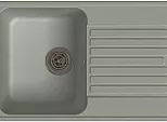 QUARZ (ECO-78) Мойка чаша+кр 740*480 (серый)