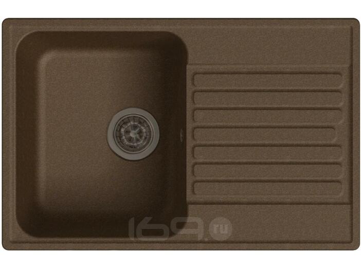 QUARZ (ECO-78) Мойка  чаша+кр 740*480 (терракот)
