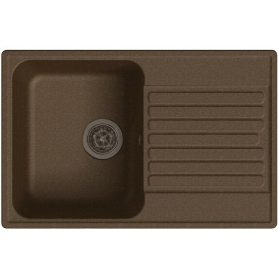 QUARZ (ECO-78) Мойка  чаша+кр 740*480 (терракот)
